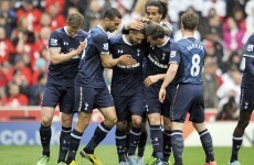 Late Adebayor strike earns Spurs huge win at the Britannia