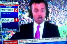 Sky Sports presenter loses his mind after stunning Watford breakaway goal