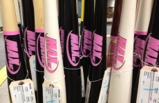 The MLB banned players from using breast cancer awareness bats