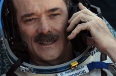 Here's why Chris Hadfield keeps dropping his coffee*