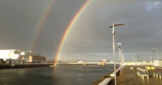 Photos: Spot a rainbow this evening? Cos there were lots of them...