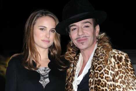Natalie Portman and John Galliano
