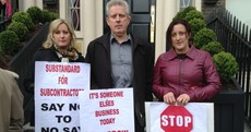 'I didn't do anything wrong' - Meath man protests auction of family business