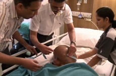 Successful life-saving surgery on baby's rare, swollen head disorder