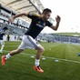 MLS keeper heads the ball into his own net... with Robbie Keane lurking