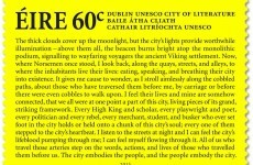 Ireland's newest stamp features an entire short story