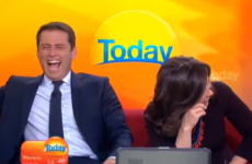 Morning show presenter pulls a real life Anchorman on his co-host