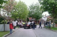Abortion protesters gather outside Justice Minister's home
