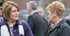 Pics: Wives of murdered gardaí embrace at Garda Memorial Day