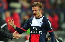 Tears, cheers, bumps and trophies as Beckham says his final goodbye