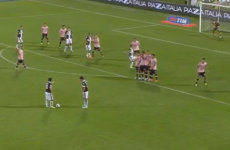 Parma score with the best free-kick routine you're likely to see this season
