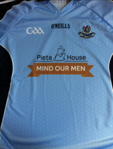 The Dubs will wear this jersey with a suicide awareness logo at Croker