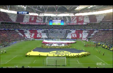 Picture: Bayern Munich fans' incredible mosaic before kick-off