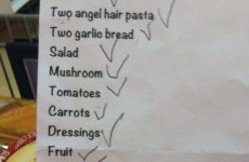 How not to add 'cinnamon rolls' to a shopping list