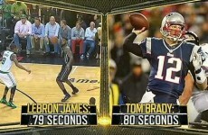 LeBron James throws faster than Tom Brady, according to this ESPN study