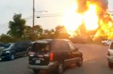 Train explodes after derailment from Baltimore tracks