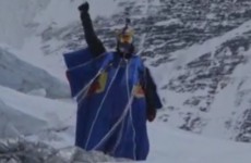 This guy survived a record-breaking base jump from Mount Everest