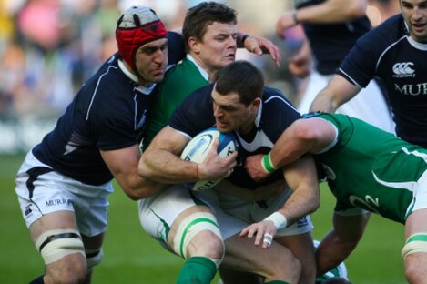 This isn't the only ruckus Brian O'Driscoll found himself in the middle of today...
