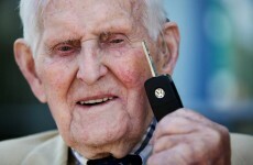 What do you get a 100-year-old vet for his birthday?