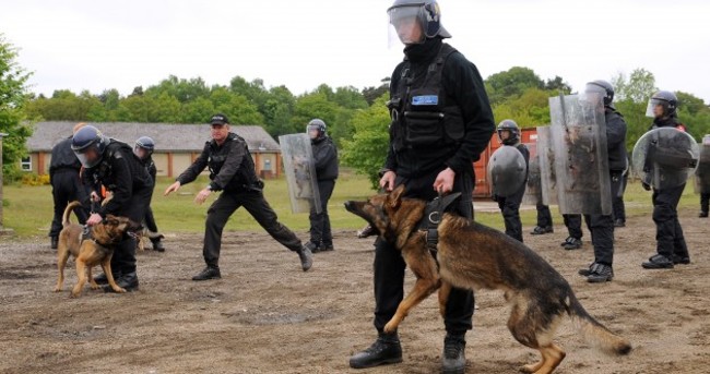 PHOTOS: PSNI undergo riot training ahead of G8 summit