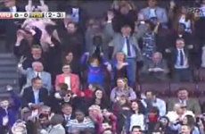 VIDEO: Alex Ferguson did the Mexican wave at Old Trafford today