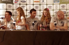 Republic of Ireland stars grilled on WAGs, baldness and ‘looker’ Manuela