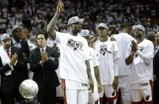 LeBron was on fire last night as Miami Heat won the Eastern Conference