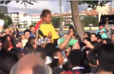 Neymar lookalike gets mobbed by Barcelona fans outside the Nou Camp