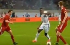 Per Mertesacker -- yes, Per Mertesacker -- showboats all over Drogba