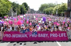 Thousands turn out for Pro-Life vigil in Dublin
