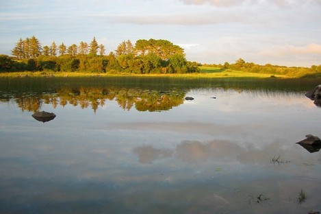 Ballyquirke Lake, near Moycullen in Co Galway where the man drowned.