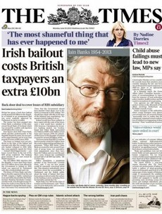 A British newspaper claims Ireland got a £10bn 'back-door bailout' from the UK