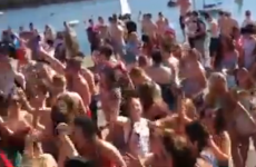 WATCH: Teenagers going buck-wild on Howth pier