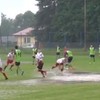 The best goal celebration featuring a large puddle you'll see today