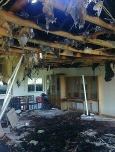 PHOTOS: Wicklow football clubhouse destroyed in arson incident