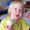 Want to see a toddler eat a raw onion like an apple?