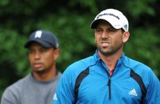 Is this the end of the dumbest feud in sport? Sergio and Tiger shake hands