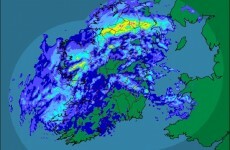 GIF: Ireland is swallowed whole by a terrifying rain demon