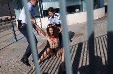 Shock at four-month sentence handed to topless protesters