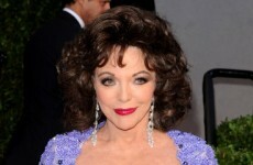 Joan Collins rushed to hospital after Oscars because of 'very tight gown'