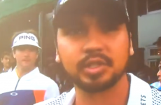 Bubba Watson and Rickie Fowler wait out US Open delay -- by photobombing TV interviews