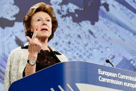 The awards were announced by the EU's digital agenda commissioner, Neelie Kroes, in London last night.