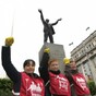Cleaners take to Dublin streets for their international day