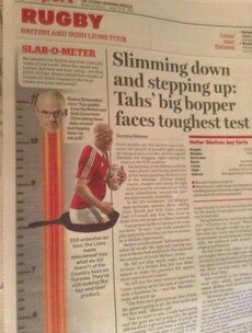 Aussie paper unveils Lions Slab-O-Meter ahead of Waratahs match