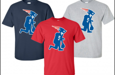 Your terrible Tim Tebow Patriots t-shirts are here
