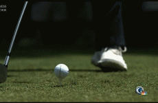 Slow-motion GIF shows what happens to Tiger Woods' golf ball at impact