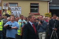Kenny targeted by 200 pro-life protestors in Longford