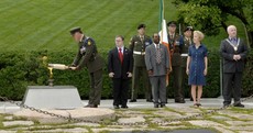 Pics: Defence Forces due home with JFK's eternal flame