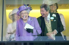 Look how happy the Queen was when her horse won today