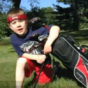 You do not like anything as much as this child likes golf